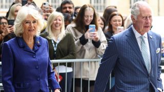 Prince Charles, Prince of Wales and Camilla, Duchess of Cornwall arrive at BBC Broadcasting House