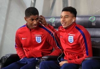 Marcus Rashford and Jesse Lingard have been back together on England duty