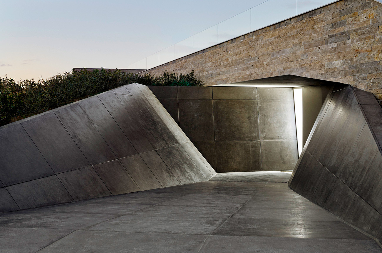 Masseto winery entrance