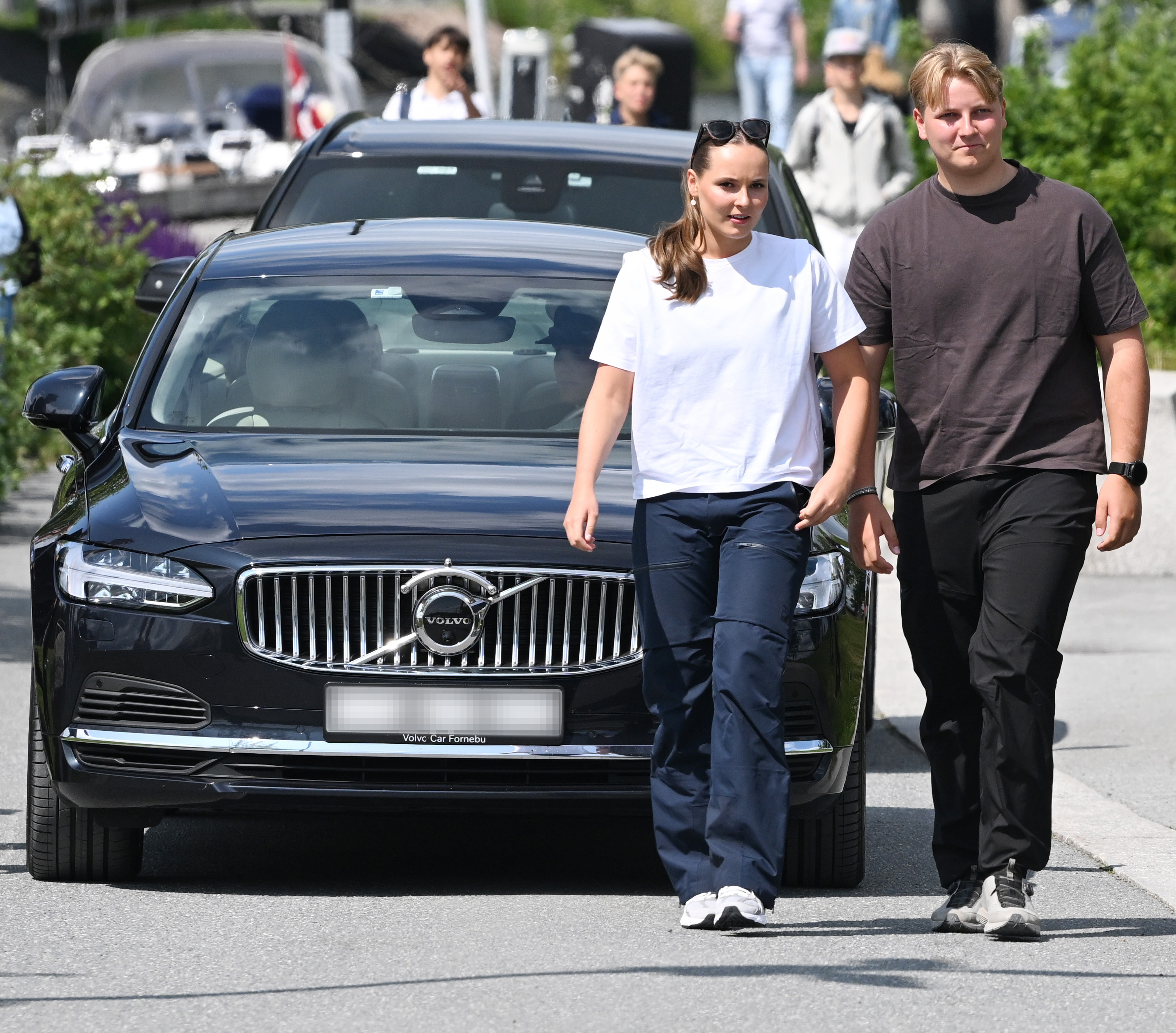 Princess Ingrid Alexandra with her brother, Prince Sverre Magnus