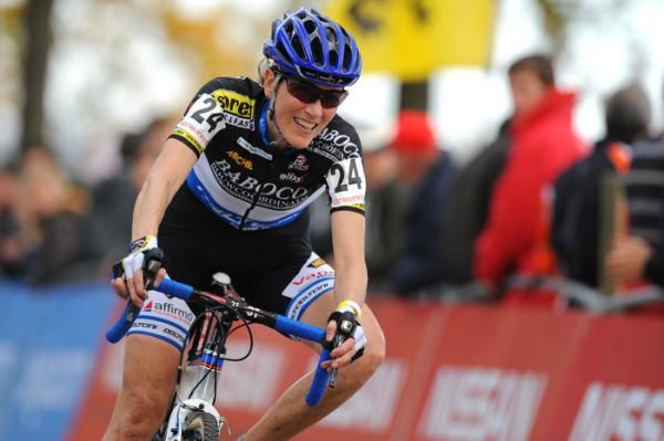 Christine Vardaros (Baboco) is enjoying her Koppenbergcross experience.