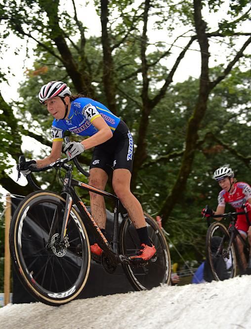 Helen Wyman (Kona) was unable to shake Rachel Lloyd today