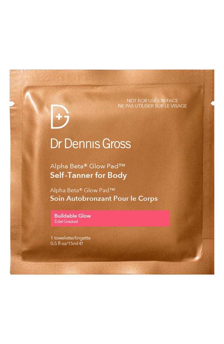 8-Pack Alpha Beta® Glow Pad™ Self-Tanner for Body Buildable Glow