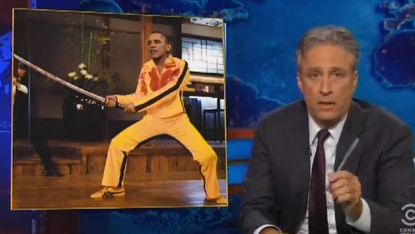 Jon Stewart doesn't like the 'Crusade-y vibe' of Obama's coalition against ISIS