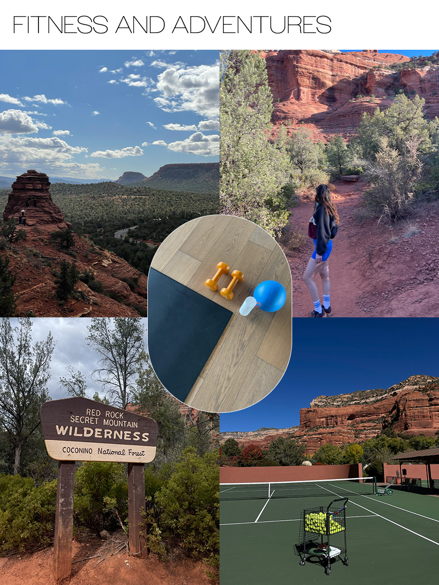 Editor collage highlighting the wellness spa and resort Mii Amo.