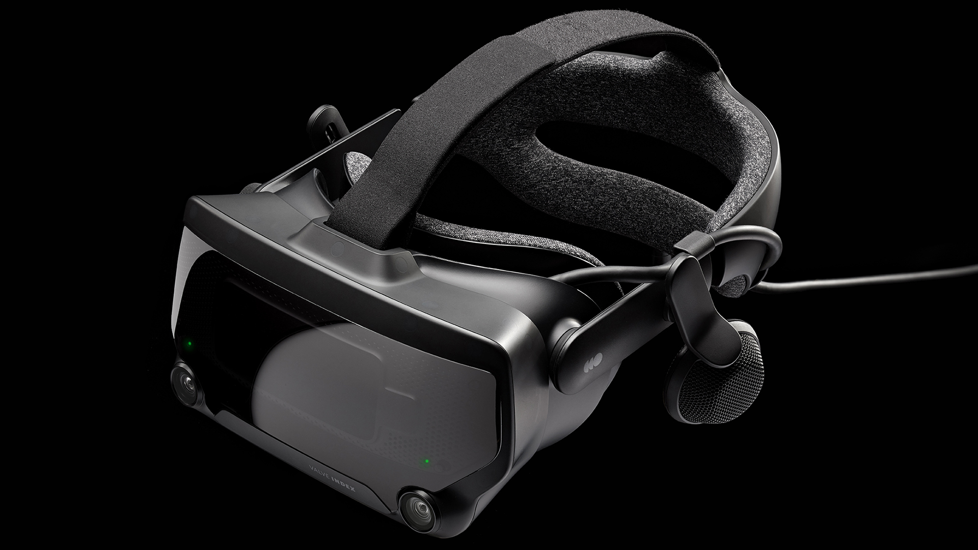 A photo of the Valve index VR headset