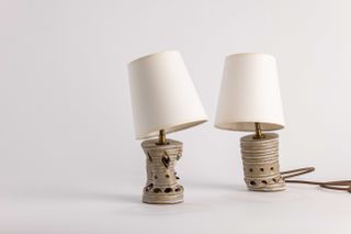 Dumais Made ceramic lamps on show during New York Design Week 2024
