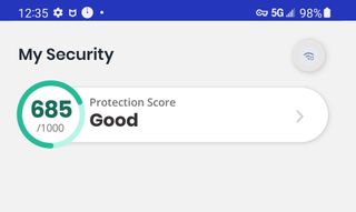 McAfee Mobile Security app screengrab