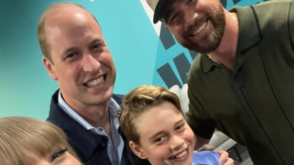 Travis Kelce meets Prince William and Prince George