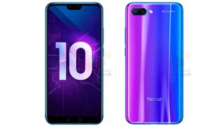 The Honor 10 could be able to shift between two colors. Credit: WinFuture.