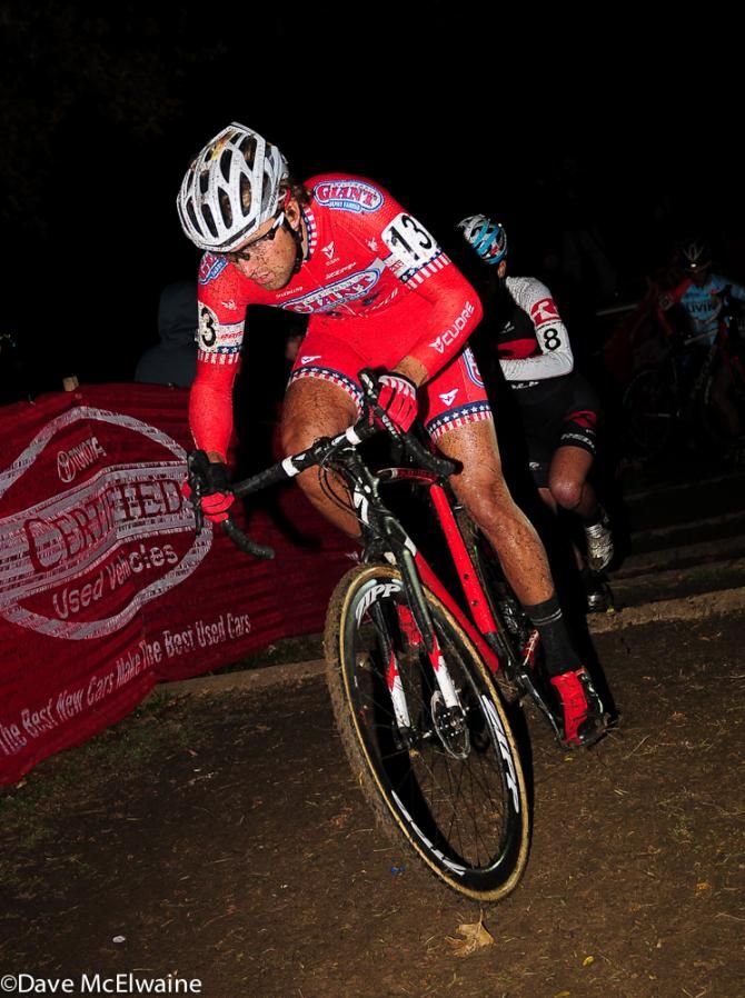 Cody Kaiser (Cal Giant Berry Farm/ Specialized) was one of the few who could ride the stairs