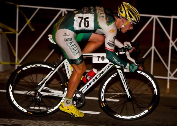 Thamas Soladay (Kelly Benefit Strategies-OptumHealth) would earn Cyclingnews' Most Aggressive Rider Jersey at the 2011 Charlotte Presbyterian Crit.