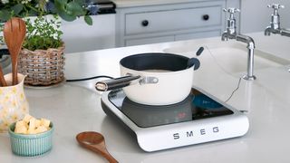 Smeg's portable induction cooktop