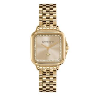 jewellery gifts gold watch with square face