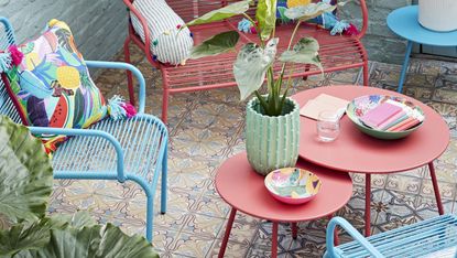 Argos garden tables discount sale