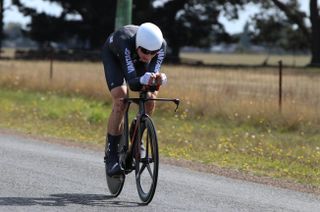 Hamish Bond (New Zealand) riding to the Oceania TT title