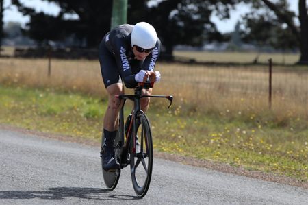 Hamish Bond (New Zealand) riding to the Oceania TT title