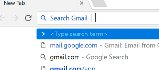 type gmail and hit tab