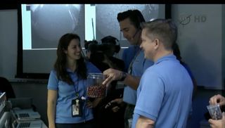 MSL jar of marbles marks transition from cruise to surface phase of the mission.