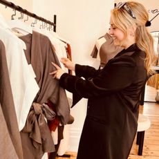 clementina jackson in a second hand shop