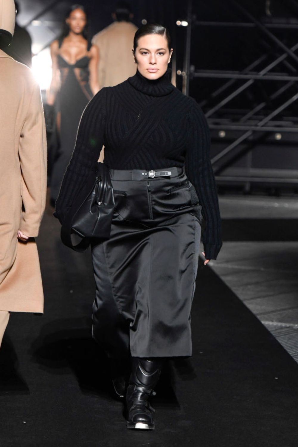 Ashley Graham walks the runway.