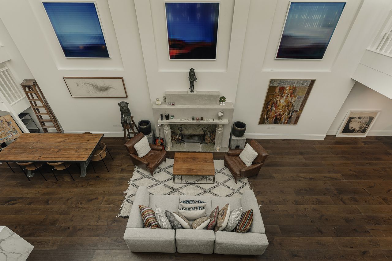 Photographs of the interior of the house from Notting Hill in Notting Hill, London