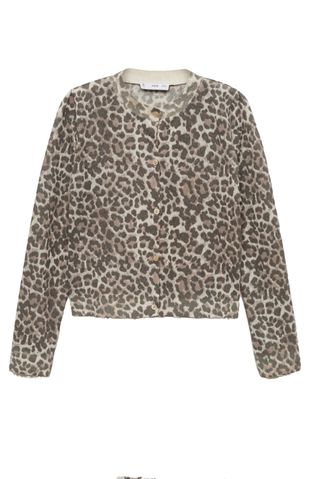 Leopard Print Cardigan