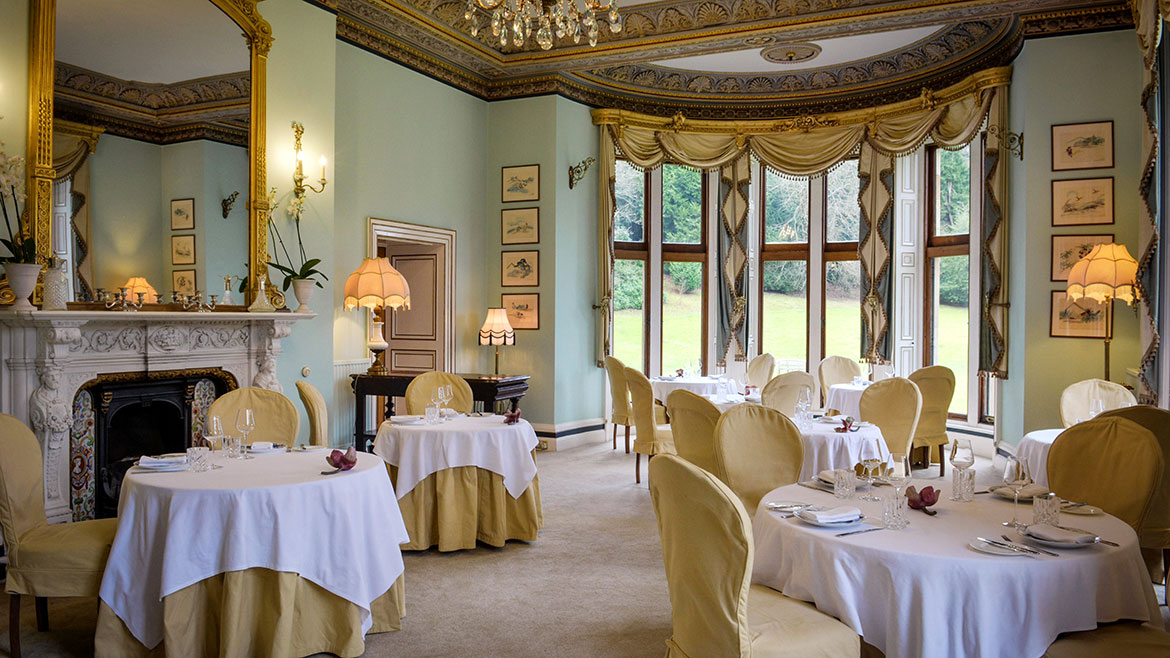 The dining room at Palé Hall