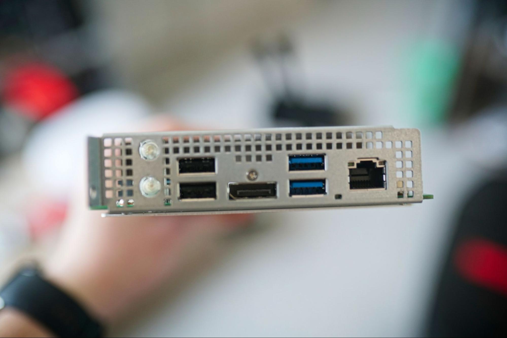 The I/O available on the BC-250.