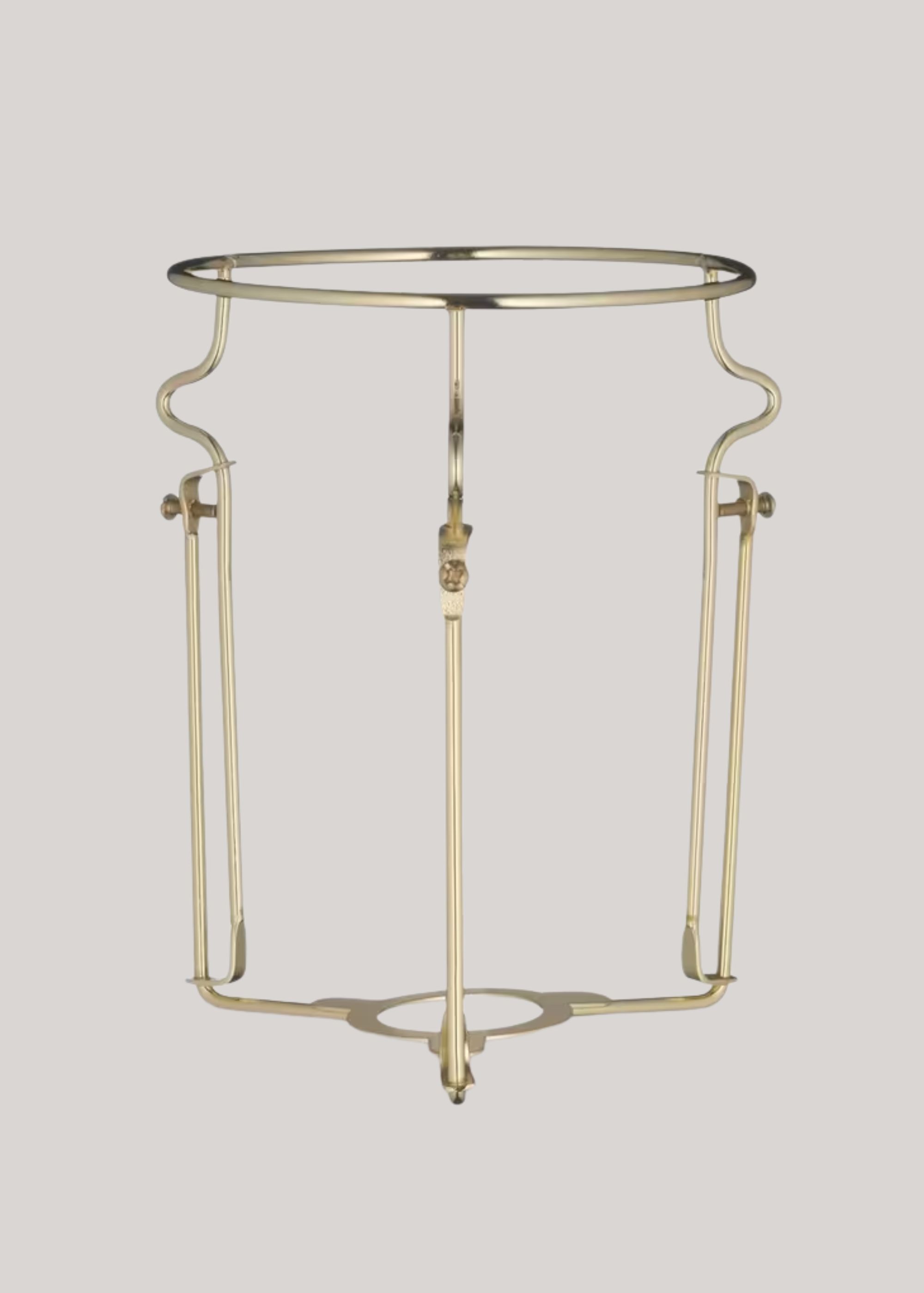 John Lewis, John Lewis Adjustable Shade Carrier, Brass, Bc Fitting