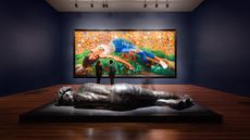 Installation view of 'Kehinde Wiley: An Archeology of Silence', de Young Museum, San Francisco, 2023