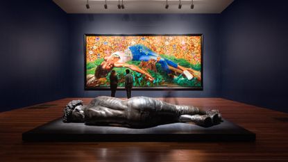 Installation view of 'Kehinde Wiley: An Archeology of Silence', de Young Museum, San Francisco, 2023