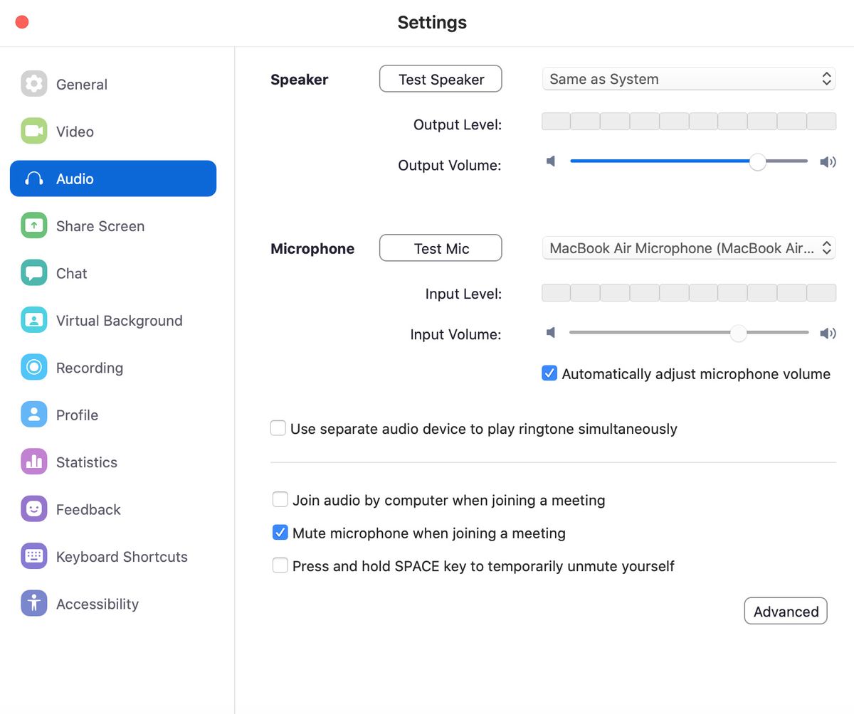 How to automatically mute yourself on Zoom Tom's Guide