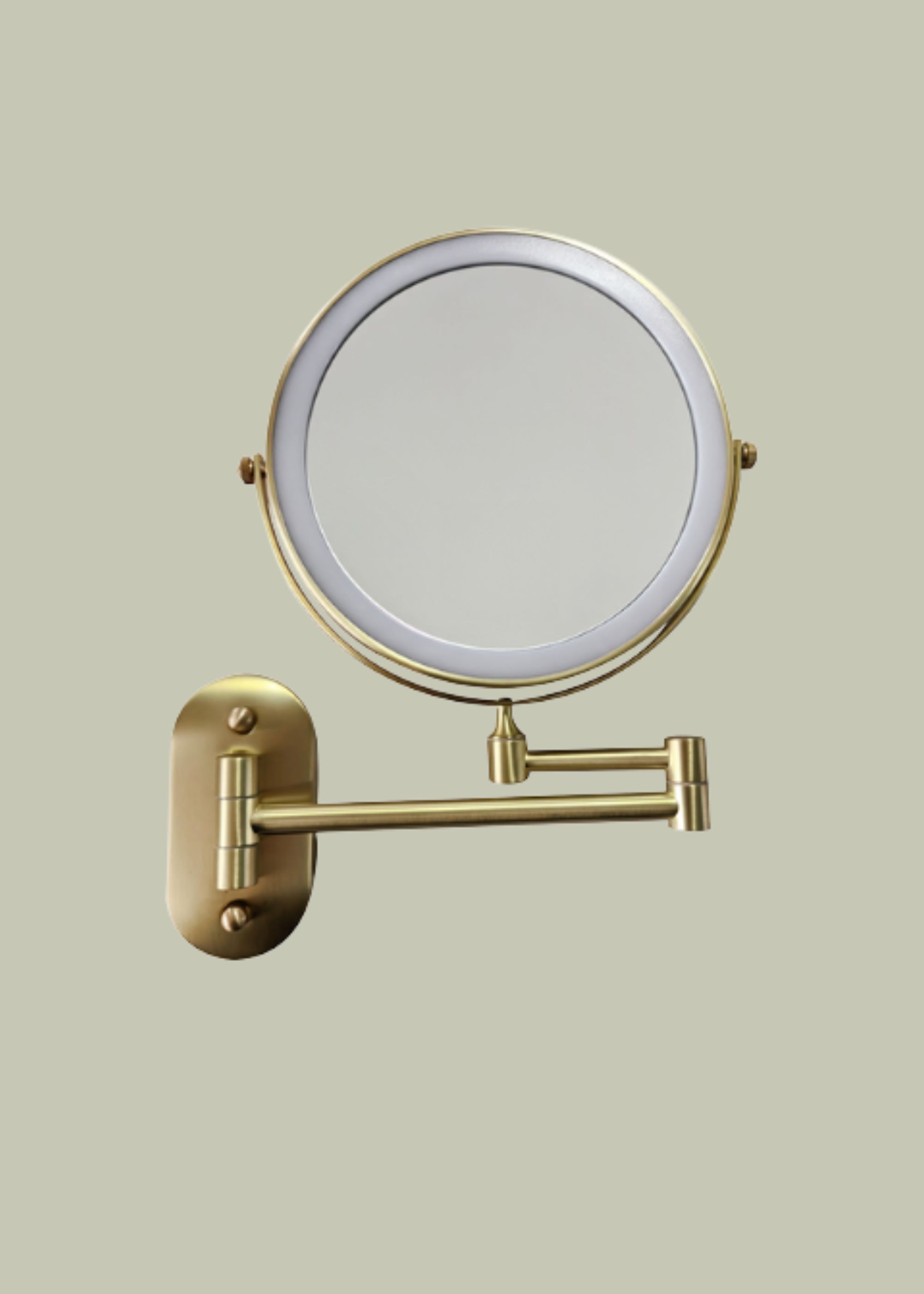 Victorian Plumbing, Cruze Round Illuminated Wall Mounted Cosmetics Mirror