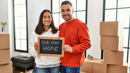 picture of a first-time homeowners