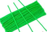 Green pipe cleaners -