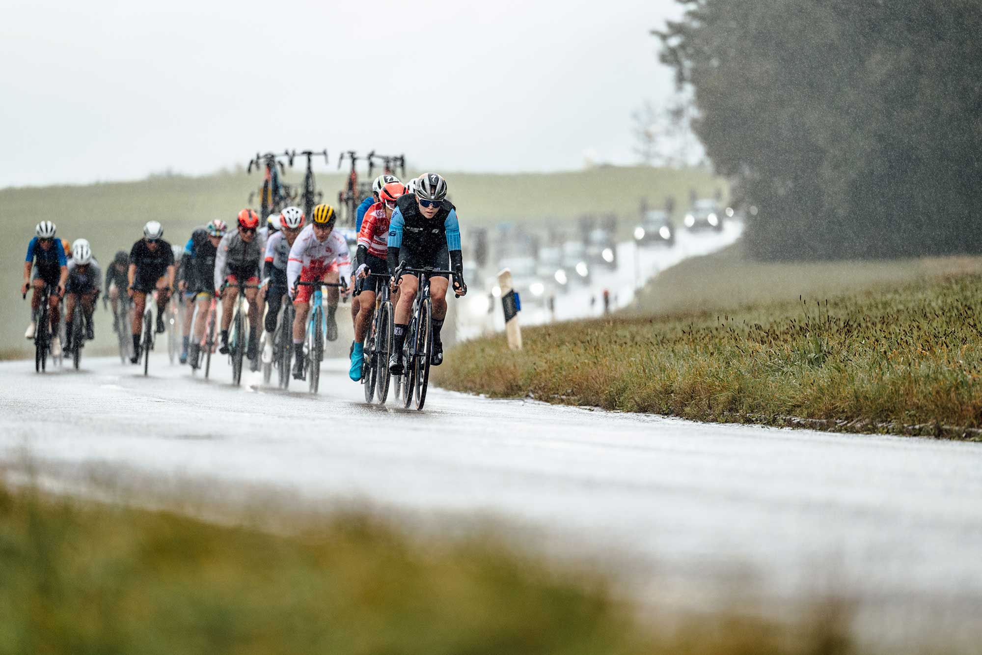 Picture by Chris AuldSWpixcom 28092024 2024 UCI Road and Paracycling Road World Championships Zurich Switzerland Women Elite Road Race Belgium