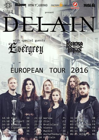 Delaine tour poster