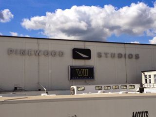 Pinewood Studios Facade Features 'VII'