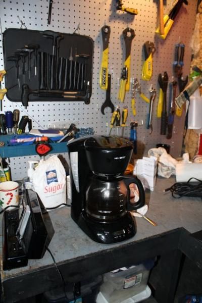 Coffee is a very important tool for any cycling team.