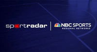 Sportsradar and NBC Sports Regional Networks logos
