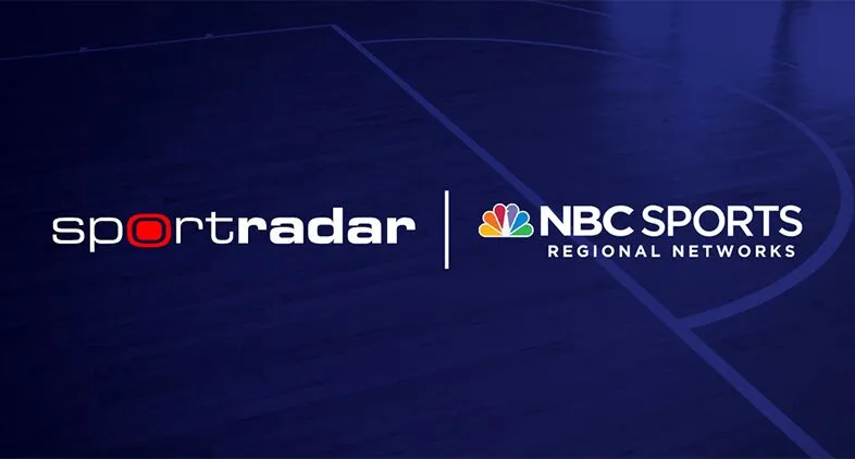 Sportsradar and NBC Sports Regional Networks logos