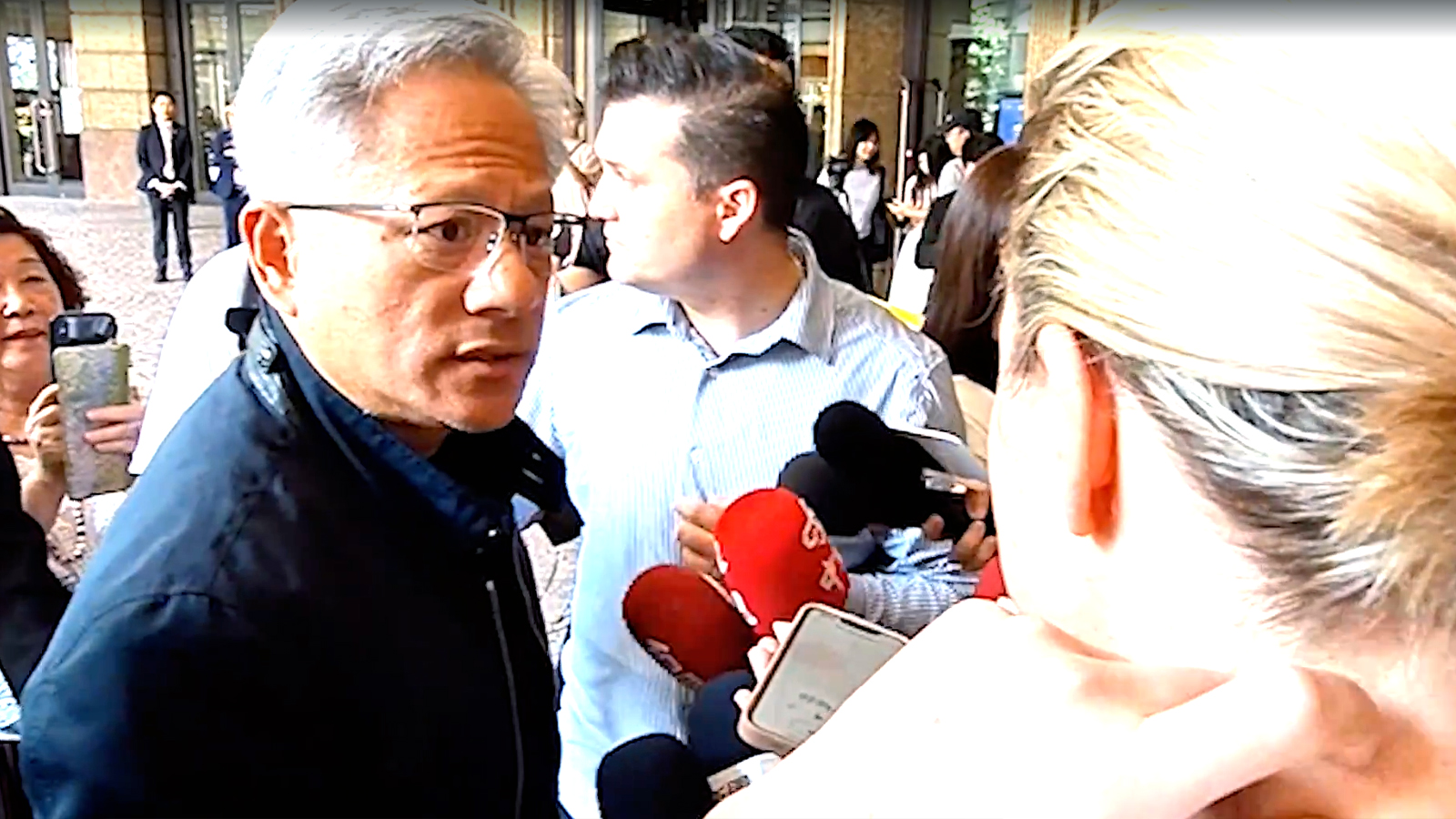 Jensen Huang interview on chip diversion