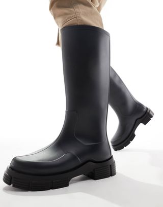 Asos Design Wellington Boots in Black