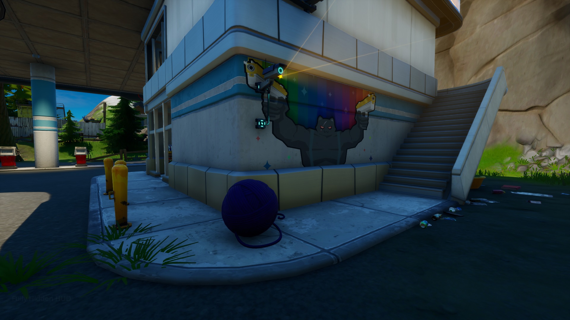 fortnite balls of yarn locations catty corner challenge