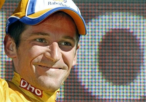Denis Menchov (Rabobank) smiles
