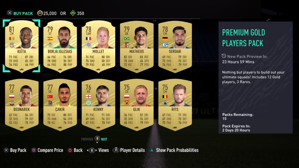 FIFA 21 adds Ultimate Team packs you can see before you buy | GamesRadar+