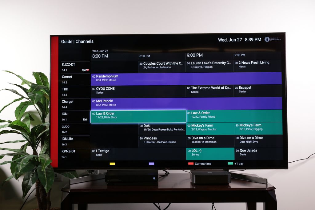 How to access the onscreen channel guide on a Sony TV Sony Bravia