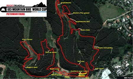 The 2012 cross country World Cup course in Pietermaritzburg, South Africa