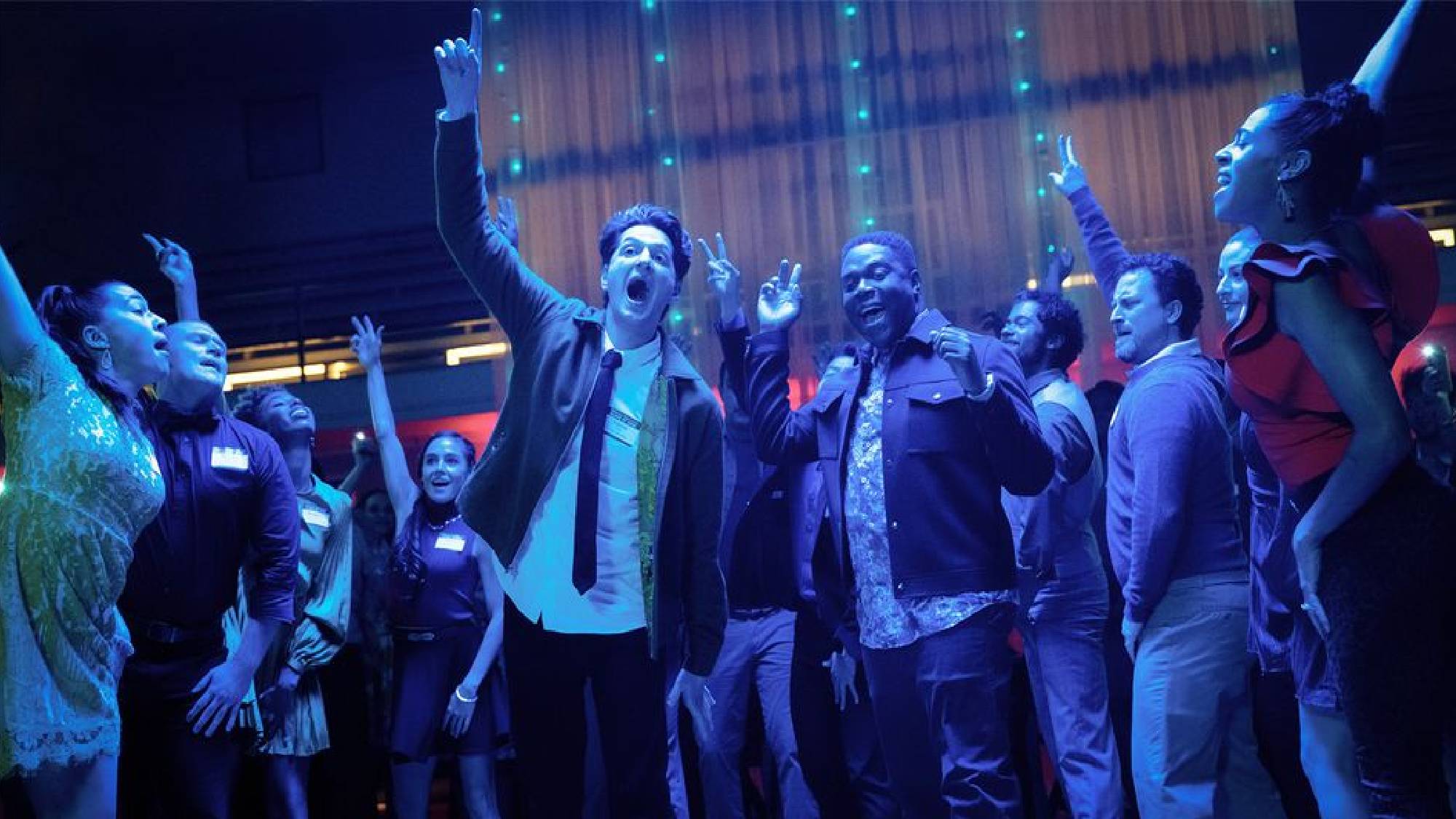 Ben Schwartz as Yasper and Sam Richardson as Aniq in The Afterparty